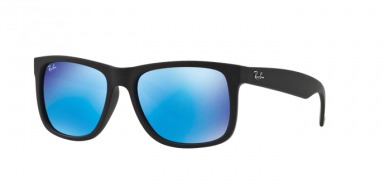 Ray Ban RB4165 JUSTIN 62255 BLACK RUBBE