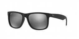 Ray Ban RB4165 JUSTIN 6226G RUBBER BLACK