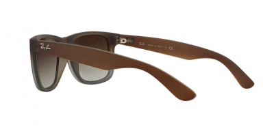 Ray Ban RB4165 JUSTIN 8547Z RUBBER BROWN ON GREY