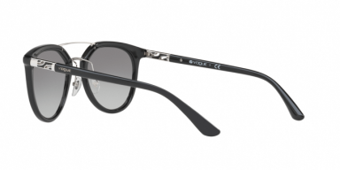Vogue VO5164S 25596G occhiale da sole donna, forma montatura phantos colore nero e lenti grigie sfumate.