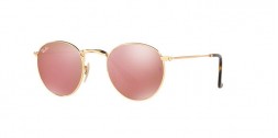 Occhiali da sole tondi uomo/donna Ray Ban Round Metal RB3447N 001/Z2