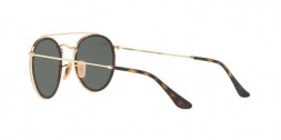 Occhiali da sole tondi Ray Ban Round Double Bridge RB3647N 001 2018