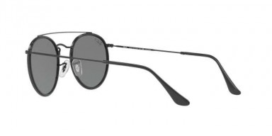 Occhiali da sole tondi Ray Ban Round Double Bridge RB3647N 001 2018