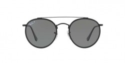 Occhiali da sole tondi Ray Ban Round Double Bridge RB3647N 001 2018