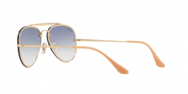 Ray Ban Blaze Aviator RB3584N 001/19 Oro Lenti Sfumate azzurre